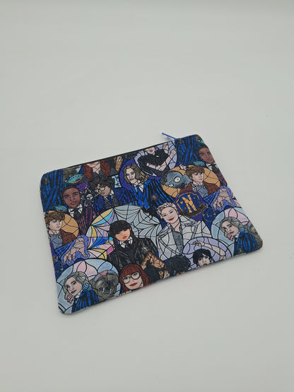 weekday goth v. 1 flat zipper pouch