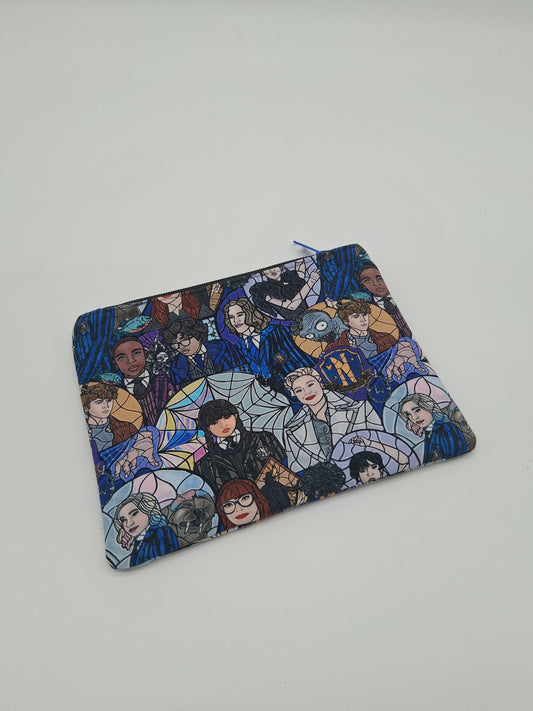 weekday goth v. 1 flat zipper pouch