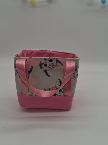 pastel kittens v. 4 mini tote