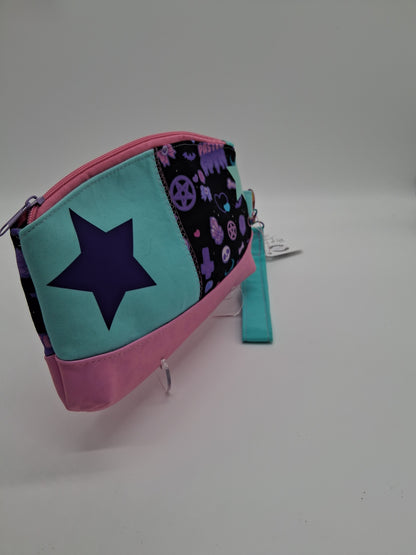 pastel goth black v. 3 Clematis wristlet