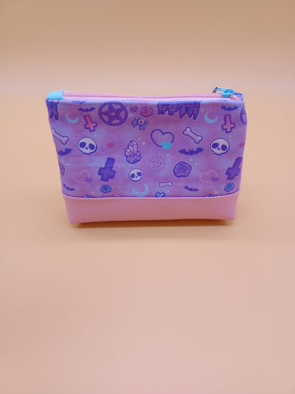 pastel goth lavender v. 6 boxy pouch