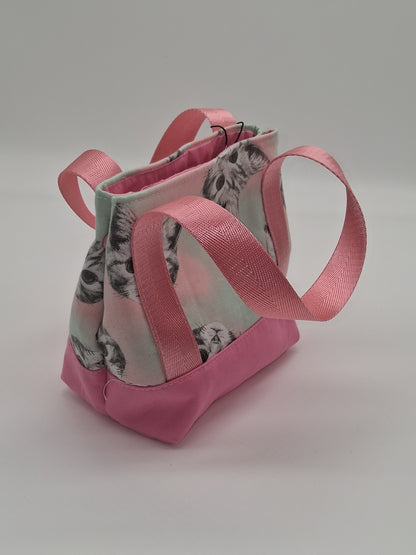 pastel kittens v. 4 mini tote