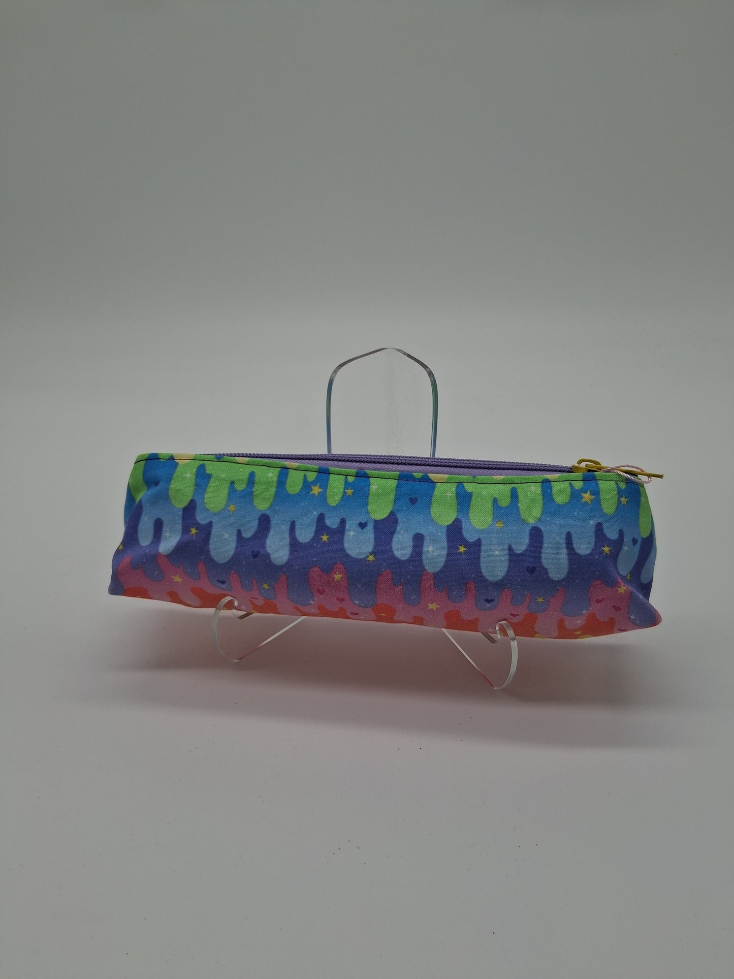 pastel rainbow slime v. 1 slim pencil case