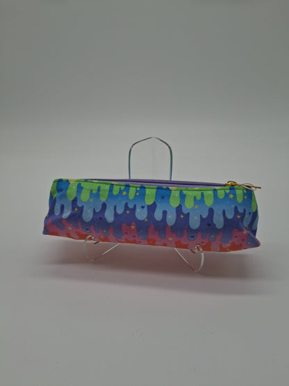 pastel rainbow slime v. 1 slim pencil case