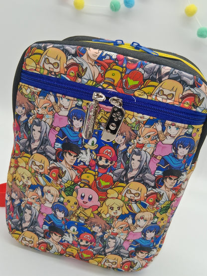 smashing siblings Lotus sling backpack