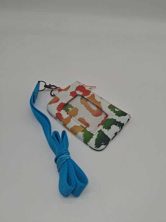 rainbow cheetah print v. 1 piper ID holder