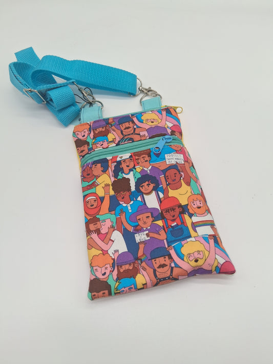 bold pride parade v. 1 lobelia mini crossbody