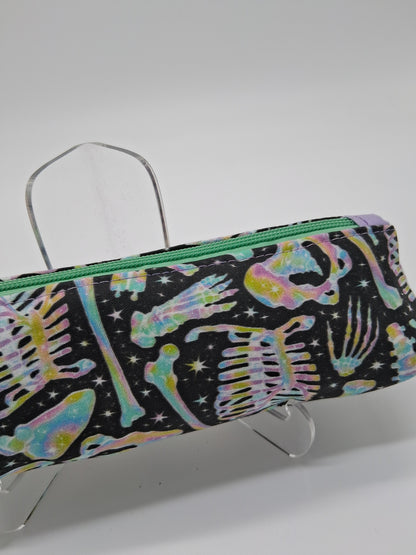 pastel rainbow bones v. 3 slim pencil case