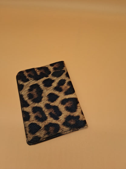 leopard print passport holder
