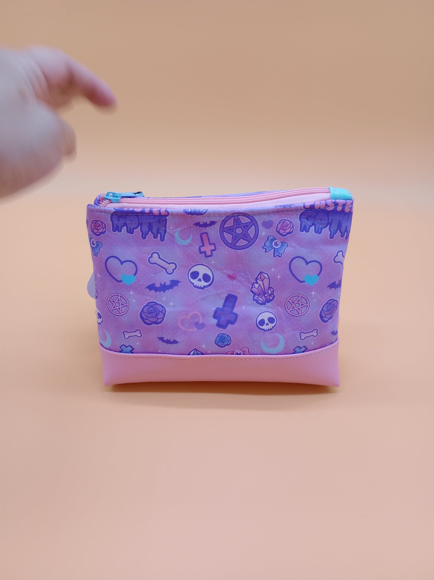 pastel goth lavender v. 6 boxy pouch