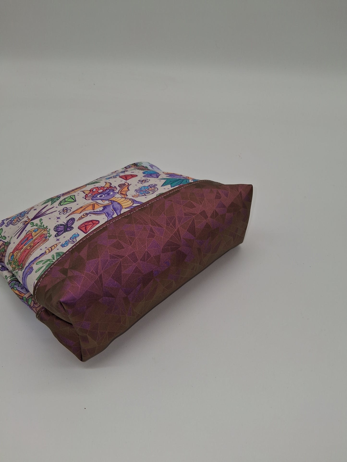 old-school purple v. 6 boxy pouch