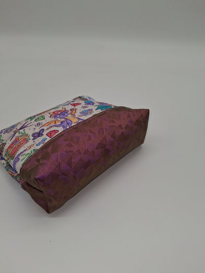 old-school purple v. 6 boxy pouch