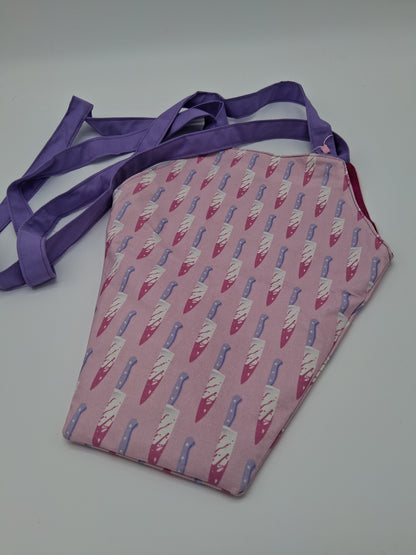 pastel knives v. 1 coffin tote