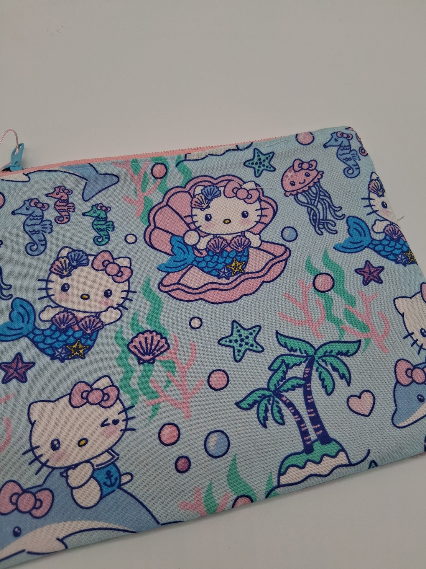 hello mermaid v. 1 flat zipper pouch