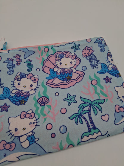 hello mermaid v. 1 flat zipper pouch