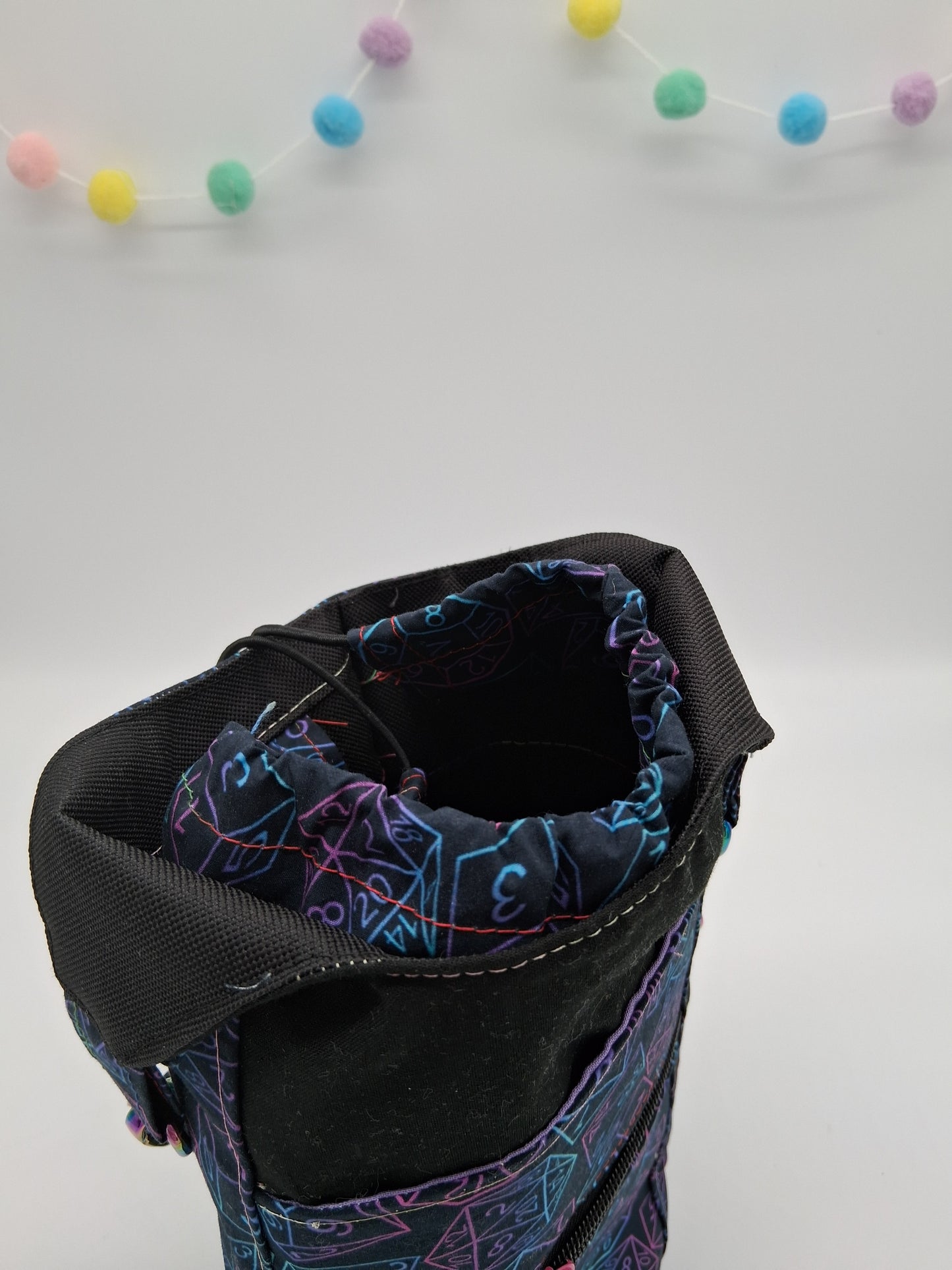 gradient dice v. 2 Hyacinth water bottle carrier