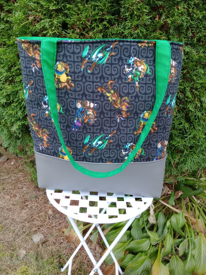 fairie kid and friends v. 1 large tote