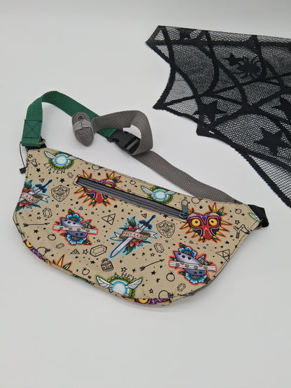 faerie boy tattoo v. 2 Dandelion fanny pack
