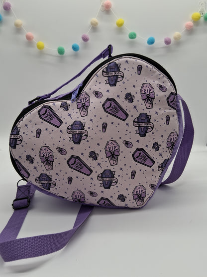 pretty coffin Pisces heart bag