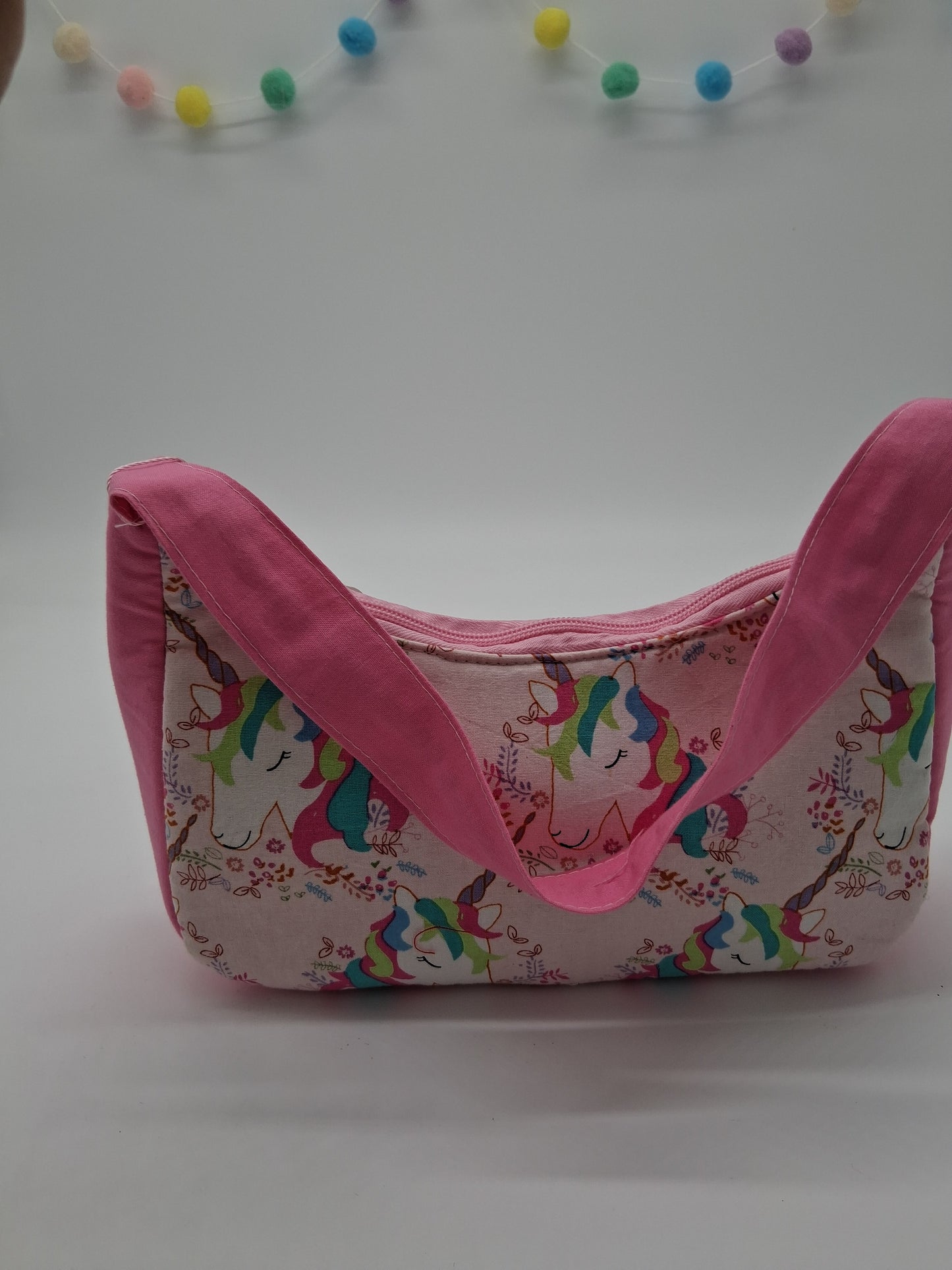 floral unicorns v. 1 baguette bag