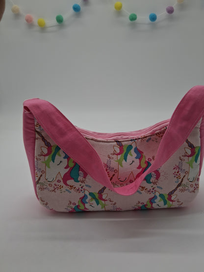 floral unicorns v. 1 baguette bag
