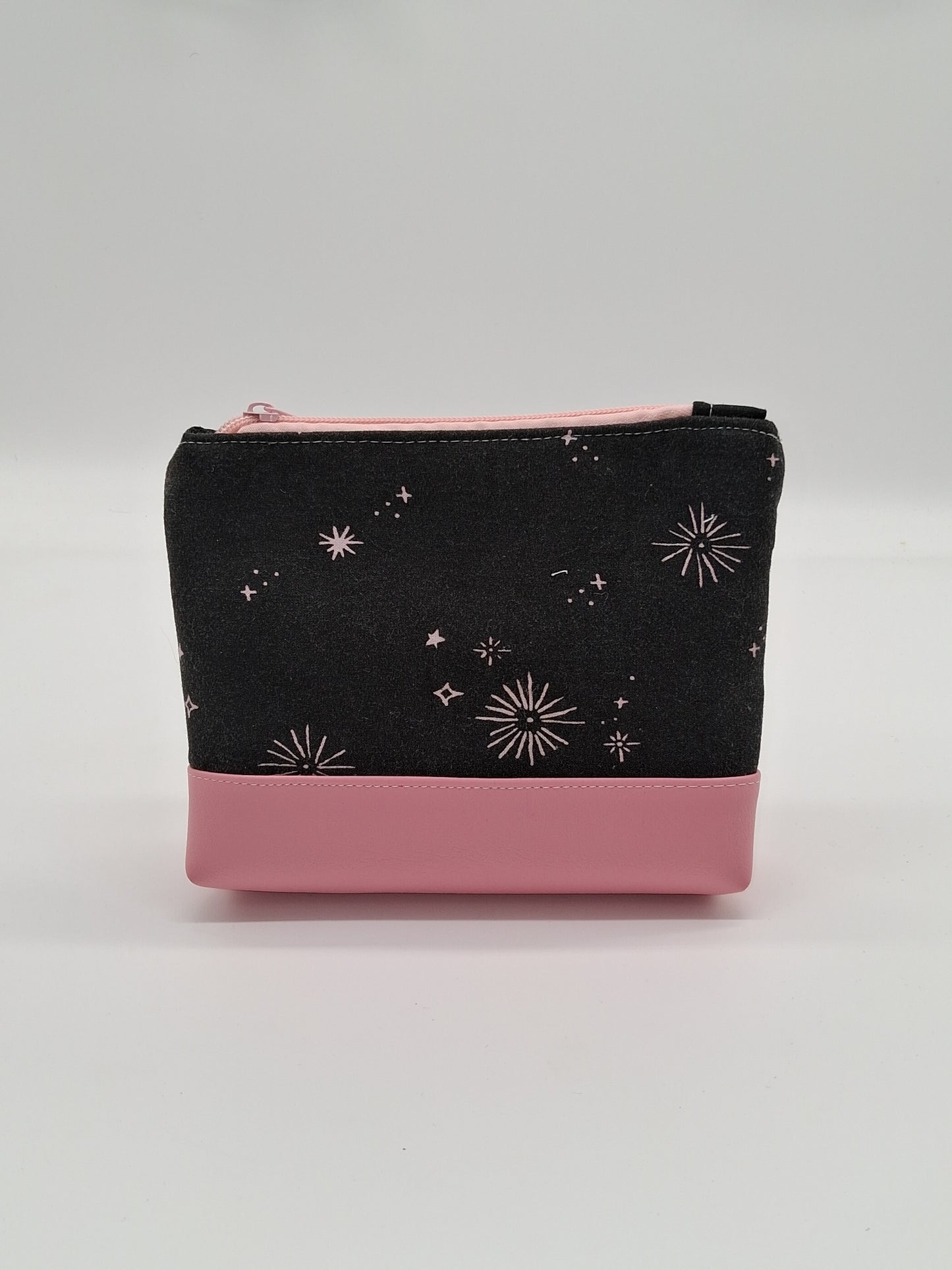 black pink skies v. 3 boxy pouch