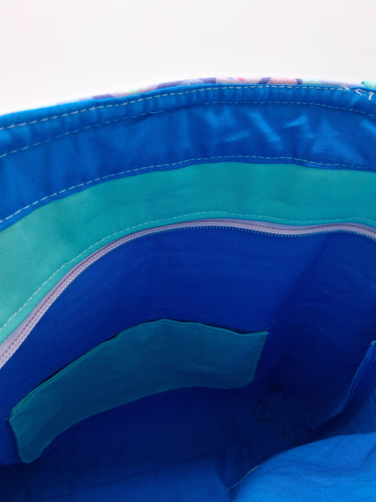 old school controllers v. 1 large zippered tote