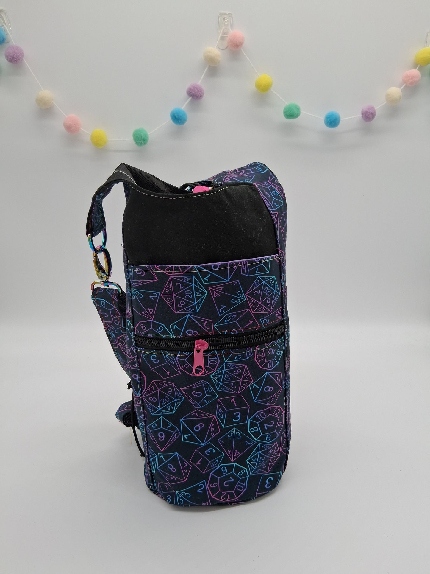 gradient dice v. 2 Hyacinth water bottle carrier