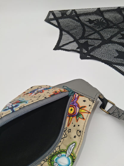 faerie boy tattoo v. 2 Dandelion fanny pack