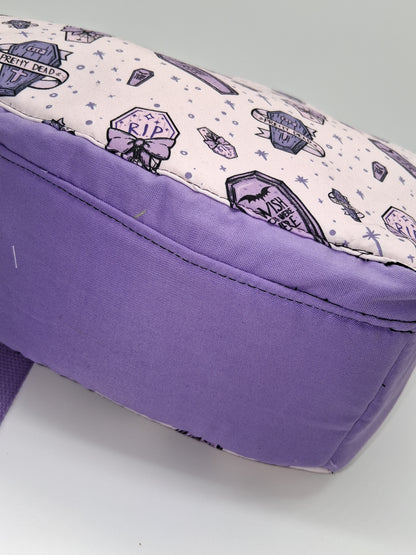 pretty coffin Pisces heart bag