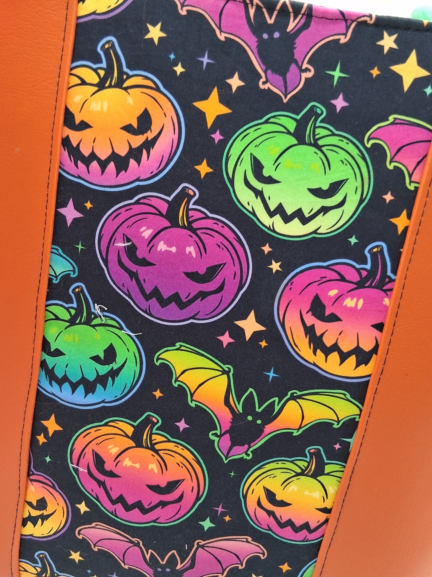 green meanies v. 3 large zippered tote