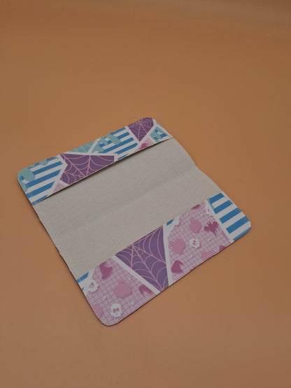 pastel spookiness checkbook cover