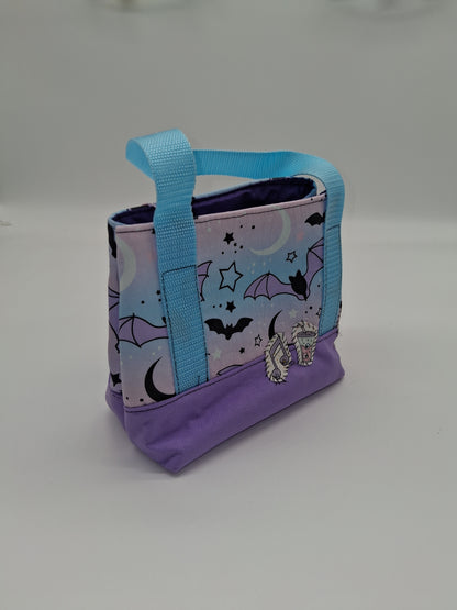 pastel sky bats v. 5 mini tote