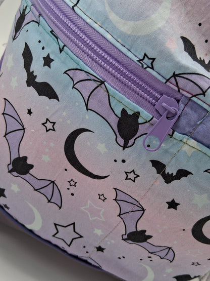 pastel bats v. 1 Begonia drawstring backpack