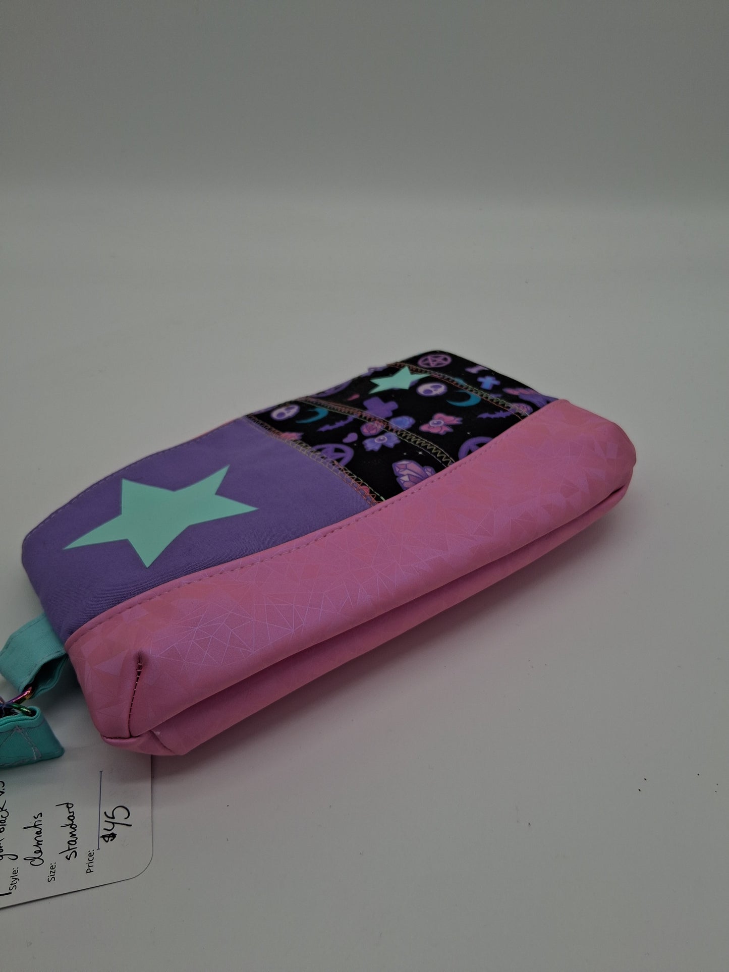 pastel goth black v. 3 Clematis wristlet