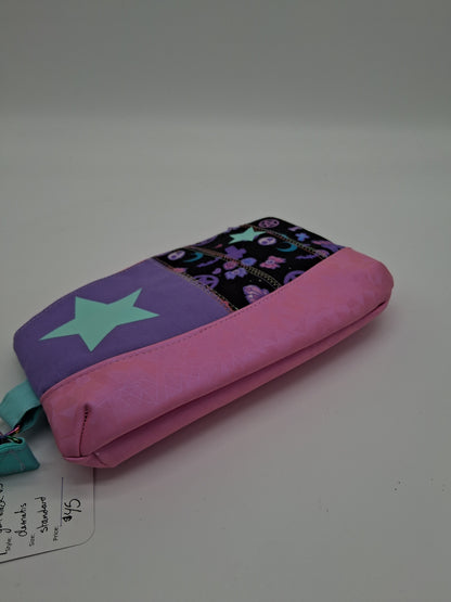 pastel goth black v. 3 Clematis wristlet