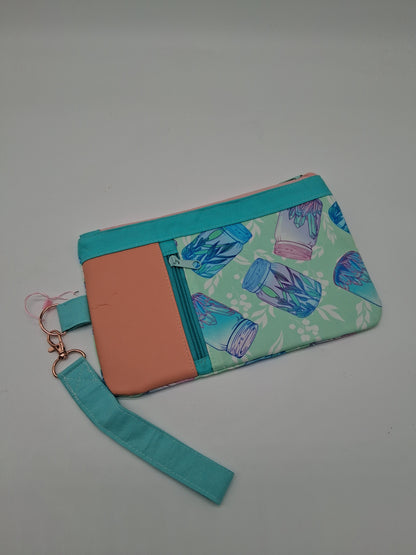 witchy jars v. 2 zippy clutch