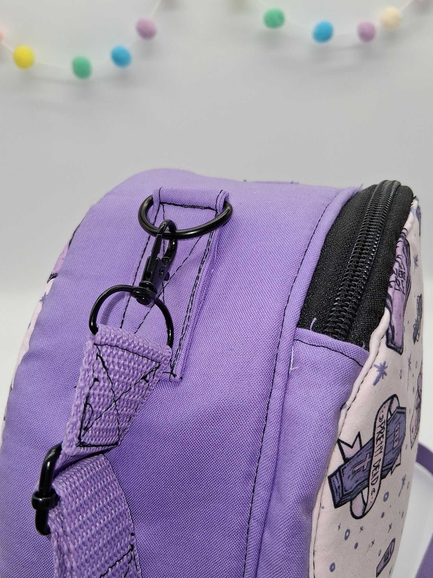 pretty coffin Pisces heart bag