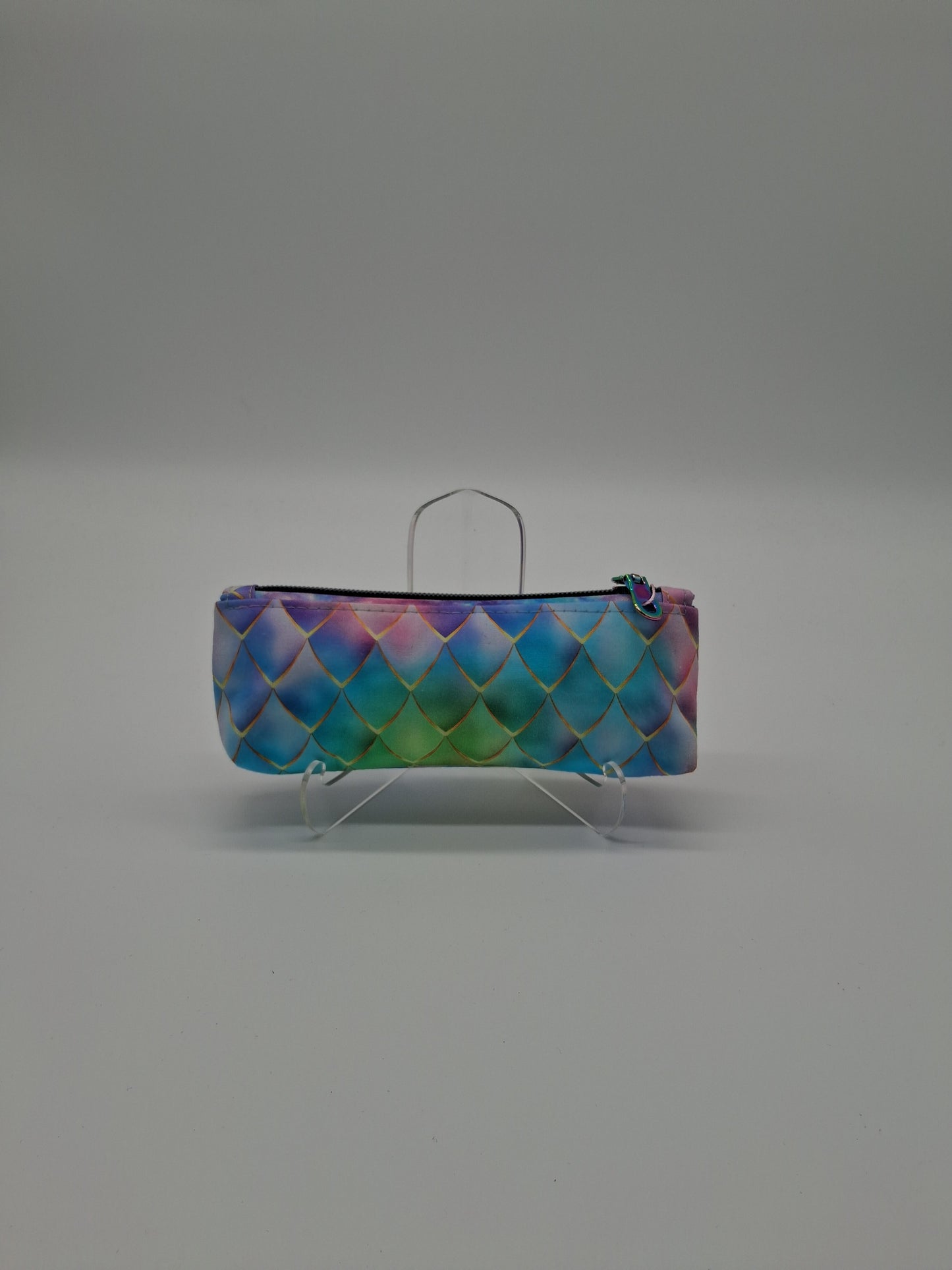 pastel dragon scale slim mini pen case