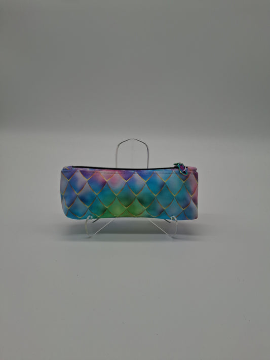 pastel dragon scale slim mini pen case