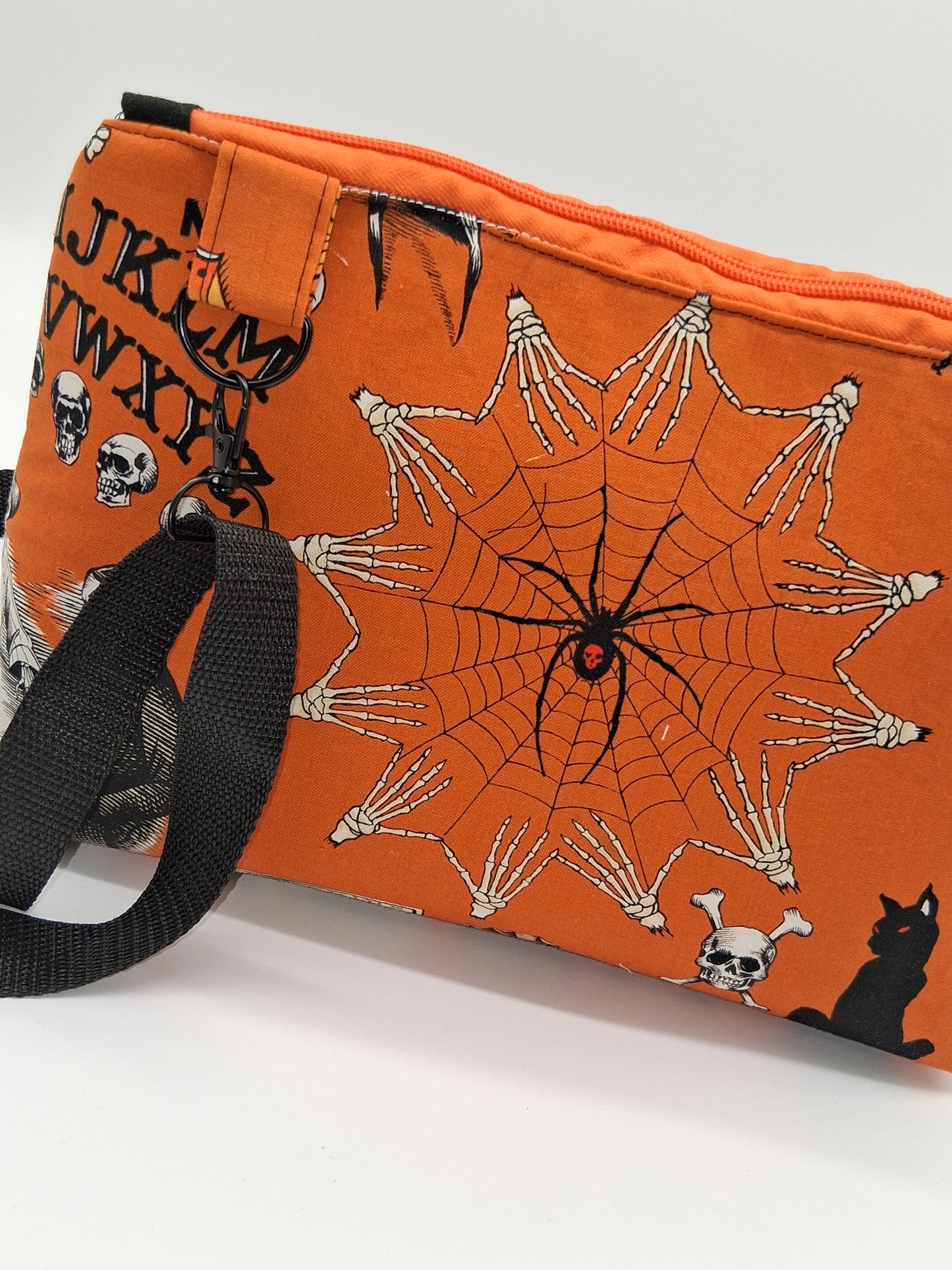 vintage orange Halloween v. 1 Sunflower crossbody bag