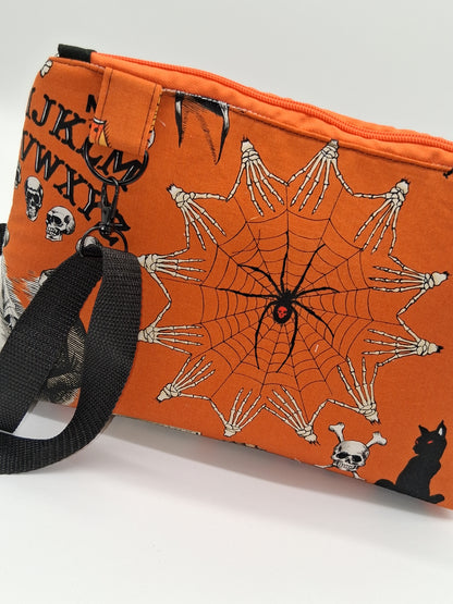vintage orange Halloween v. 1 Sunflower crossbody bag