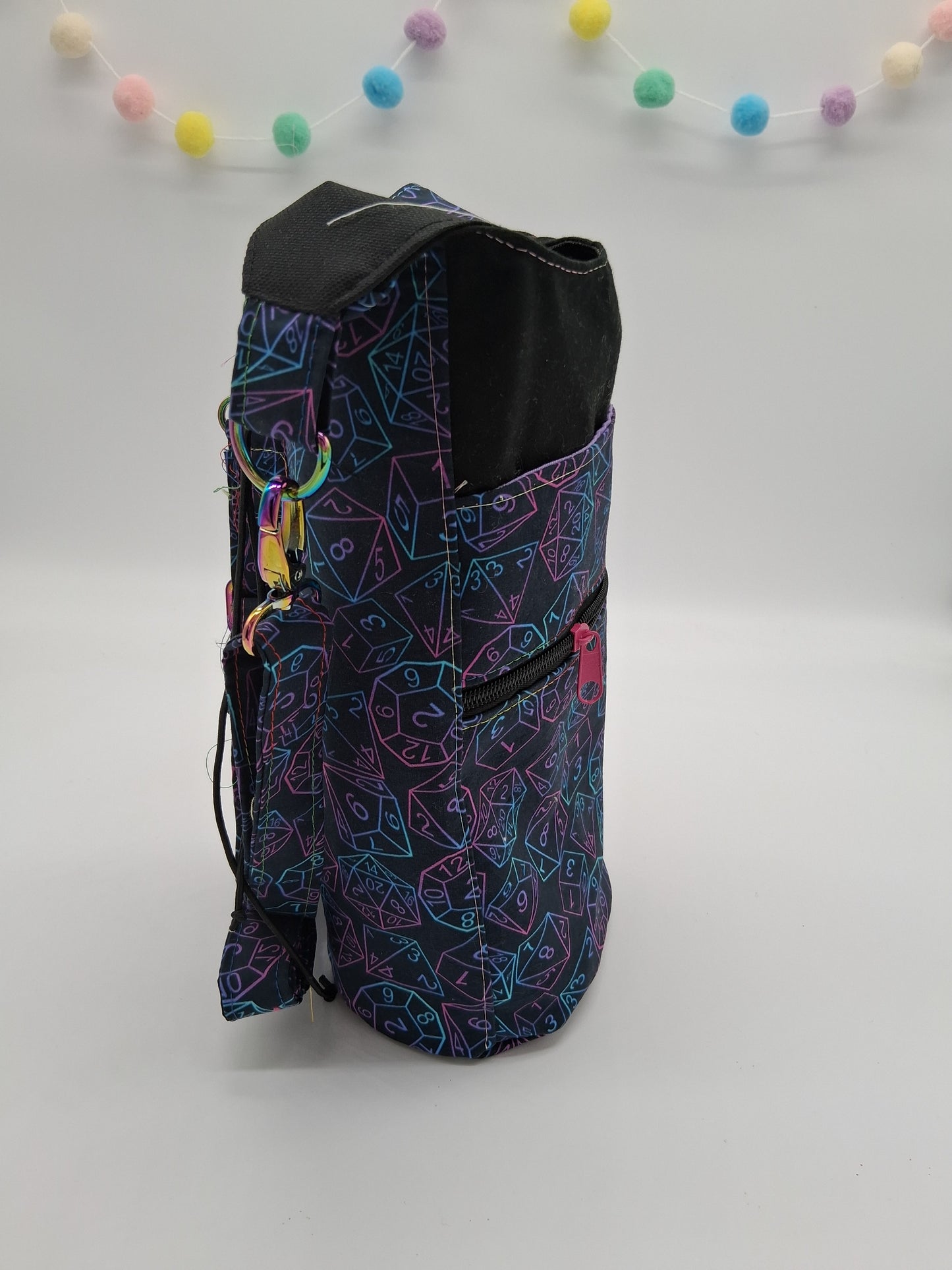 gradient dice v. 2 Hyacinth water bottle carrier