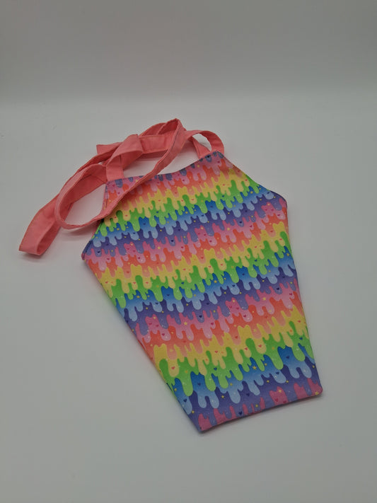 pastel rainbow slime v. 2 coffin tote