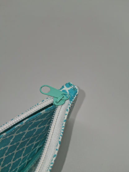 teal geometric v. 1 piper ID holder
