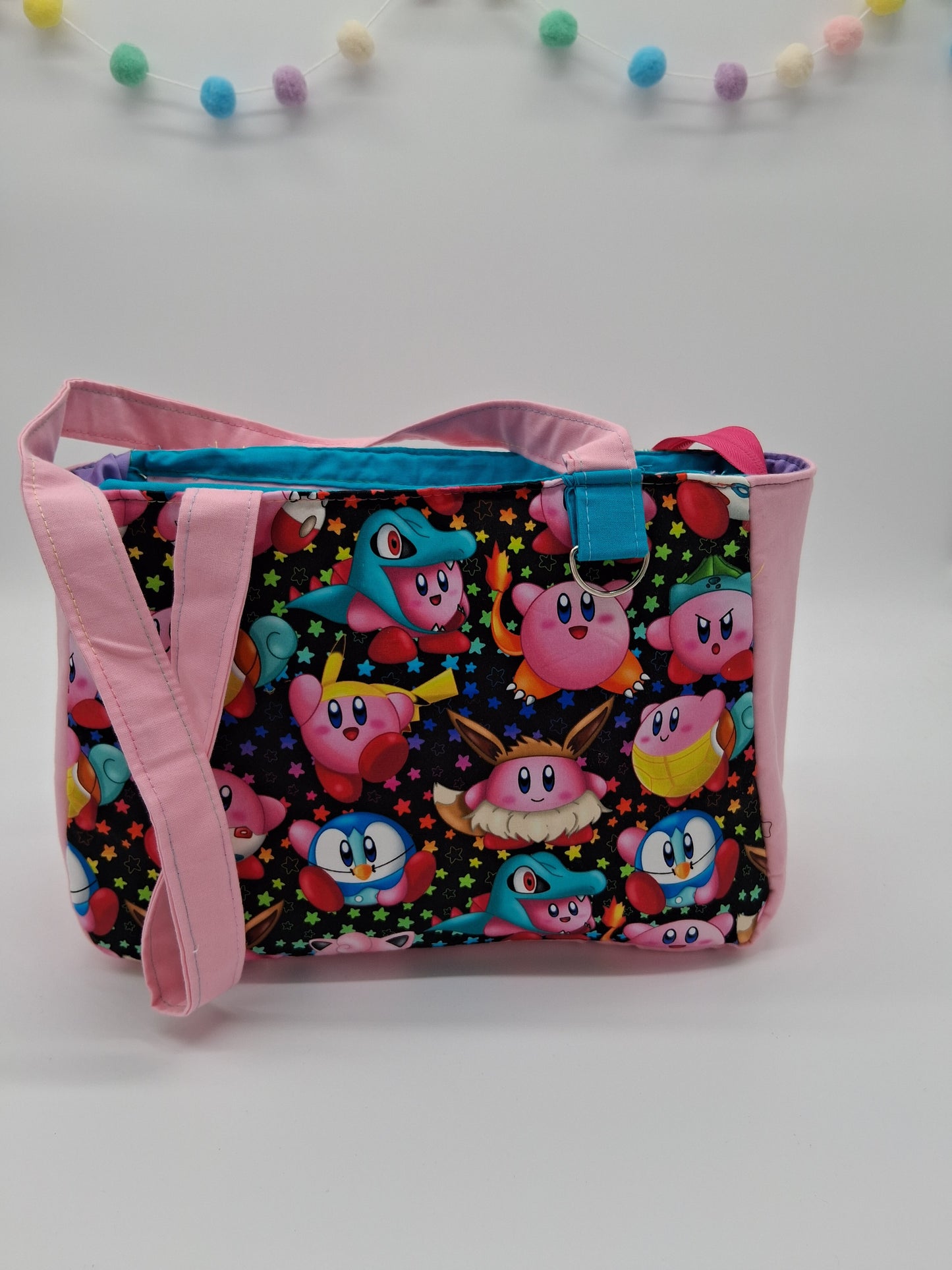 costumed pink guy Peony shoulder bag