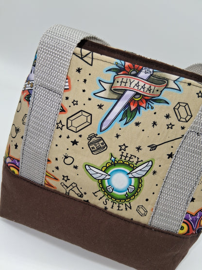 faerie boy tattoo v. 2 mini tote