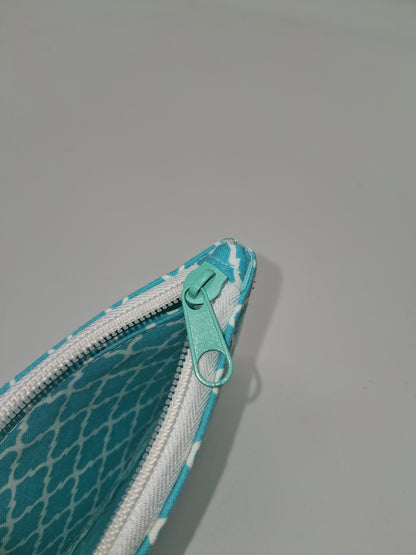 teal geometric v. 2 piper ID holder