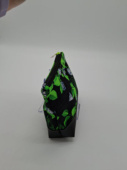 green floral dice v. 2 boxy pouch