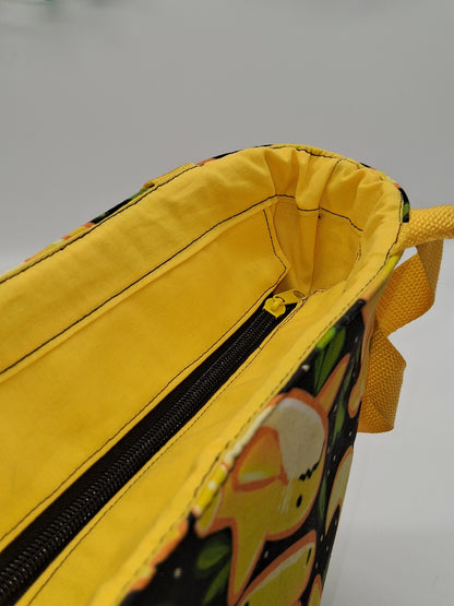 lemon sharks v. 1 large zippered tote